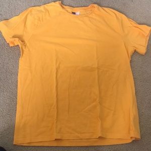 Mustered yellow shirt